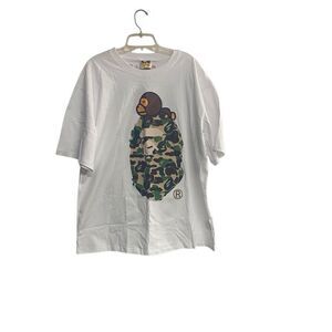 BAPE Camo Milo on Big Ape amen & Women Crewneck Top Coat Short Sleeve Tee Shirt